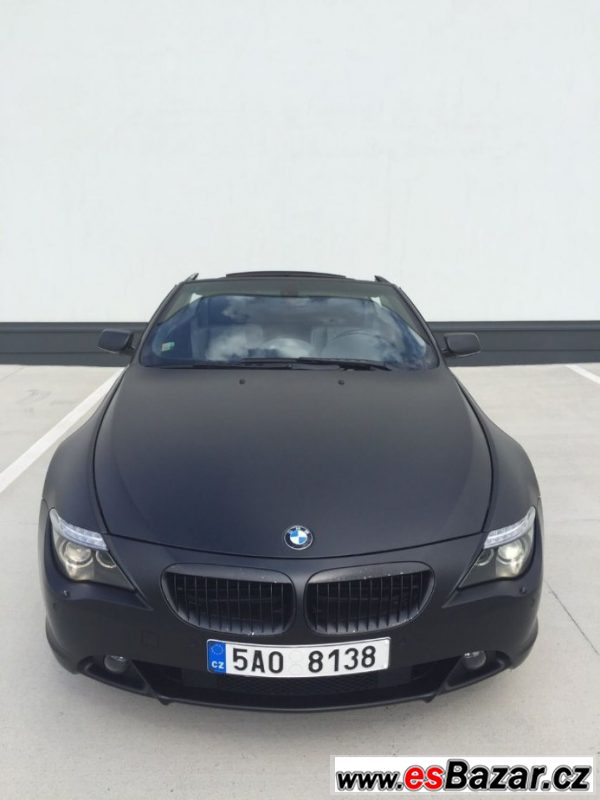 BMW Řada 6, 645 Ci Cabrio NOVÉ CZ !!!, kabriolet,