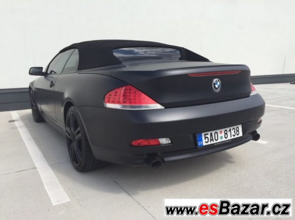 BMW Řada 6, 645 Ci Cabrio NOVÉ CZ !!!, kabriolet,