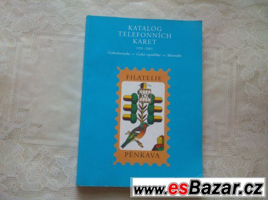 Katalog telefonních karet           cena 250 kč