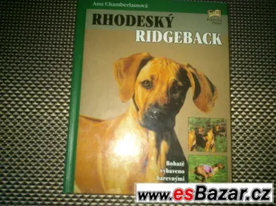 Kniha Rhodeský Ridgeback    cena 89 kč.