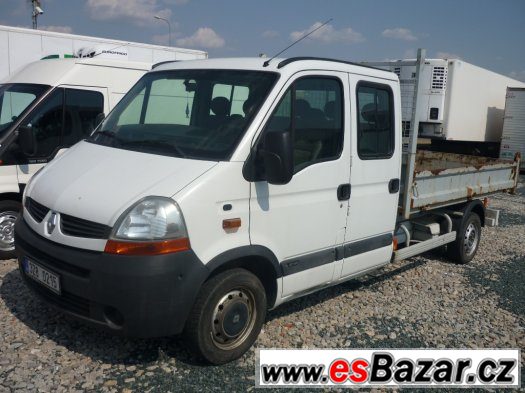 RENAULT MASTER 2,5 dCi, 7 míst, sklápěč