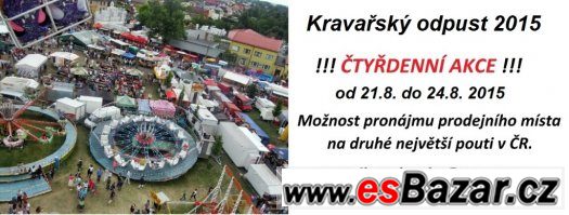 Kravařský odpust 2015 - pronájem prodejních míst