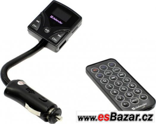 LCD FM transmitter MP3 na USB, SD, MMC do auta