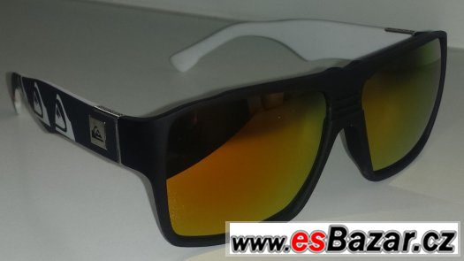 Sluneční brýle QuikSilver - černo-bíle s logem - nové
