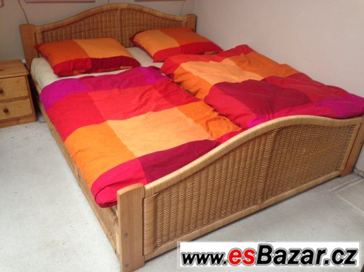 ratanova-postel-dvouluzko-letiste-160x200cm