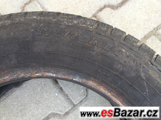 PRODÁM ZIMNÍ PNEU DUNLOP 175/70/14