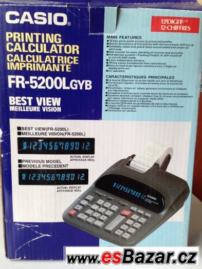 Kalkulačka CASIO FR 5200L gyb