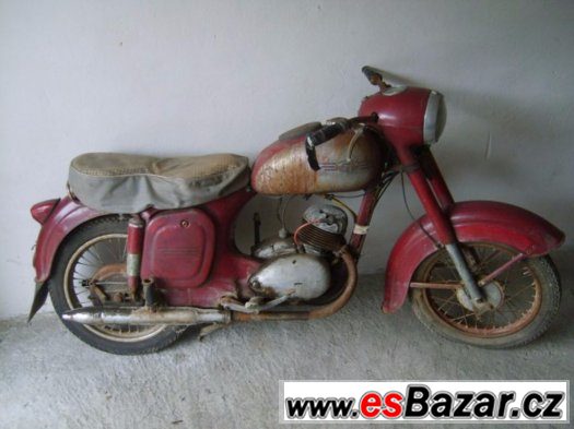 Koupím starou motorku Jawa 250, 350, Stadion, Jawetta