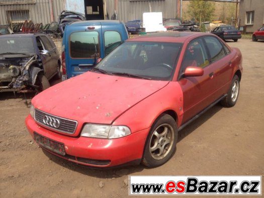 Prodám levně náhradní díly na Audi A4 1.6 r.v.1997