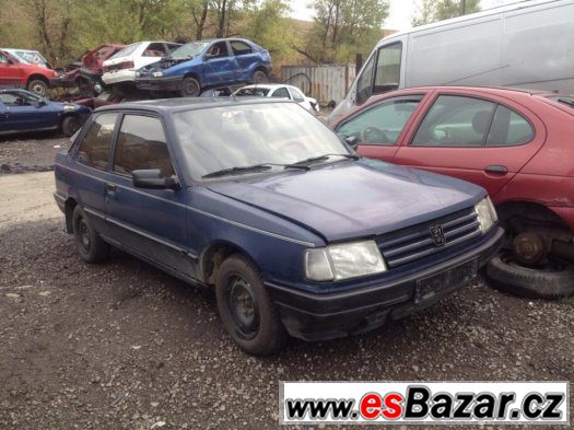 Prodám levně náhradní díly na Peugeot 309 1.9D 47kw typ moto