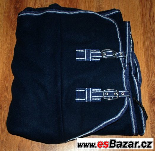 Fleecová odpocovací deka modrá 125 cm