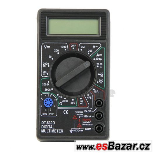 Mini digitální multimetr s bzučák Napětí Ampér Meter sondu Mini digitální multimetr s bzučák Napětí Ampér Meter sondu