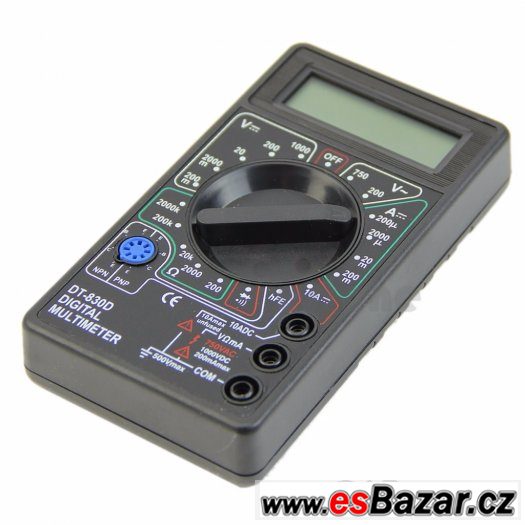 Mini digitální multimetr s bzučák Napětí Ampér Meter sondu Mini digitální multimetr s bzučák Napětí Ampér Meter sondu