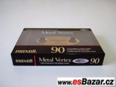 AUDIO KAZETA TYP METAL TDK SONY MAXELL