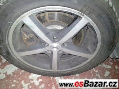 alu 5x112 17" zimni pneu dezent alu kola vw audi 225/50