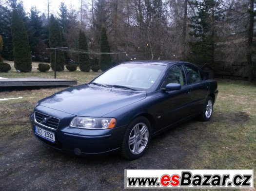 VOLVO S60 D5, 2005, ČR, 228 000 km, 6R. MANUÁL, NEBOURANÉ