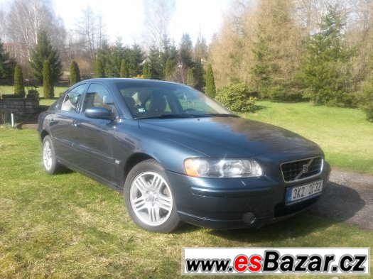 VOLVO S60 D5, 2005, ČR, 228 000 km, 6R. MANUÁL, NEBOURANÉ