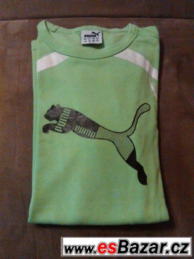 Prodám zelené tričko Puma