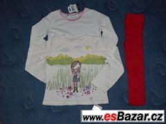 NOVÉ - 2 ks trička Mothercare + legínky George vel. 92