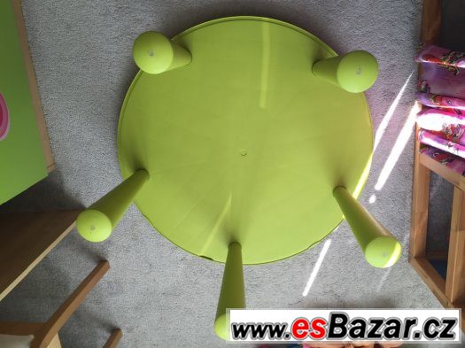 Zeleny detsky stul Ikea Mammut