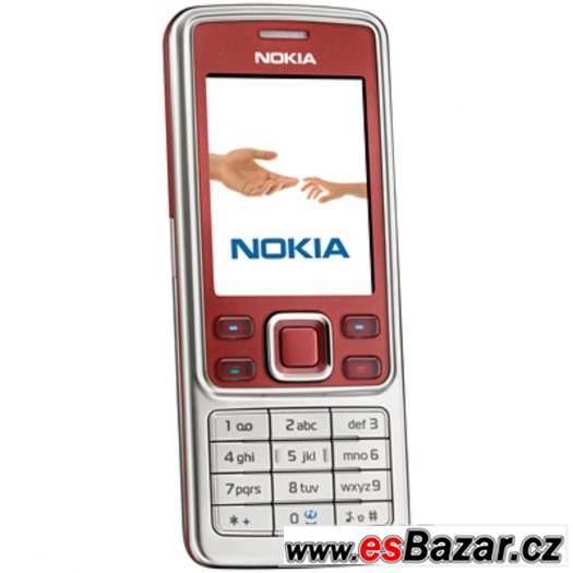 KOUPíM Přední kryt a klávesninici na NOKIA 6300 červenou