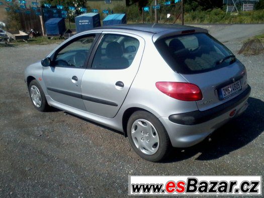 Prodám peugeot 206 1.1 5dv.