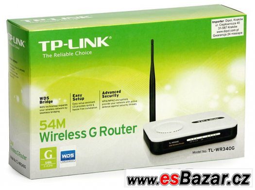 Bezdrátový ROUTER TP-Link TL-WR340G