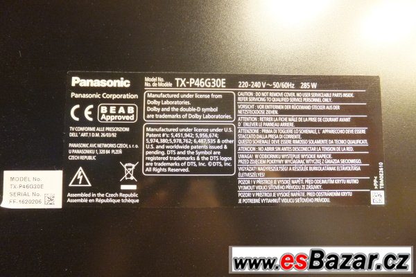 Prodám TV Plasma Panasonic