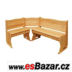 Nová rohová lavice borovice,prodej