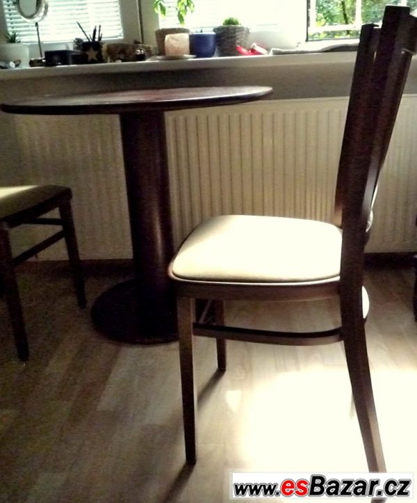 Kulatý stůl na zakázku + židle