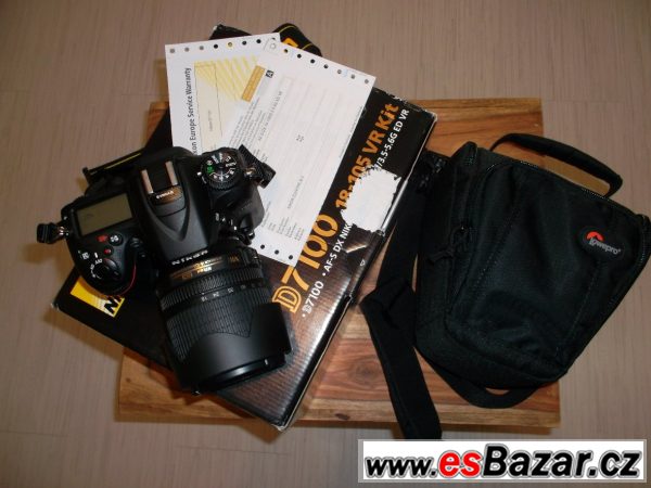 Nikon D7100+18-105 AF-SDX VR+brašna