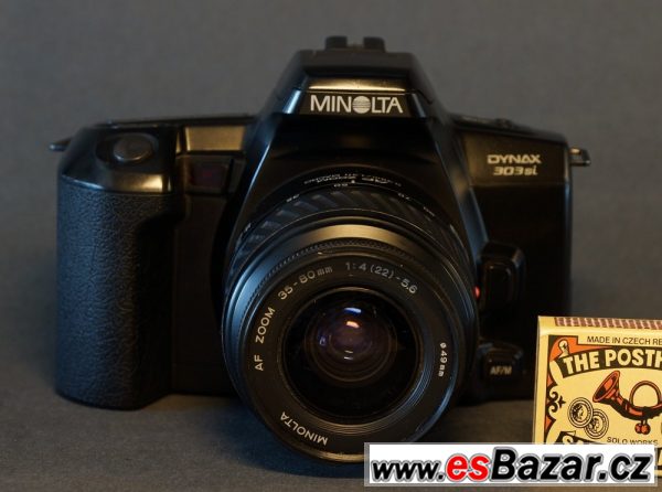 Minolta Dynax 303si + zdarma další 