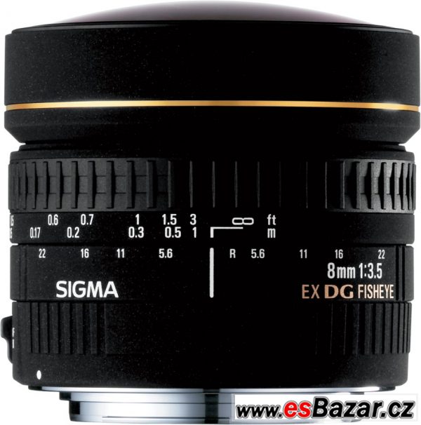 Sigma 8mm f/3.5 Fisheye pro Canon