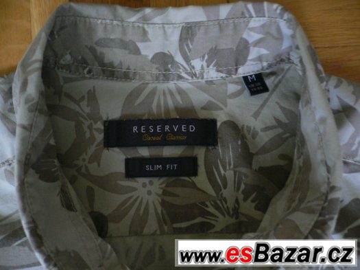 Košile RESERVED, vzorovaná, vel. M Košile RESERVED, vzorovaná, vel. M