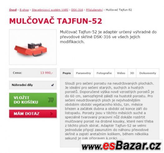 Tera Vari Tajfun 52 mulčovač