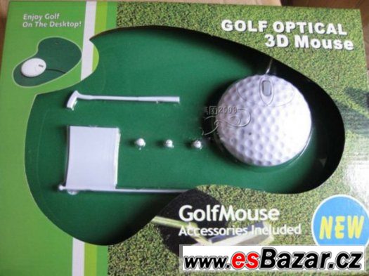 Prodám novou zabalenou nikdy nepoužitou optickou 3D golf myš