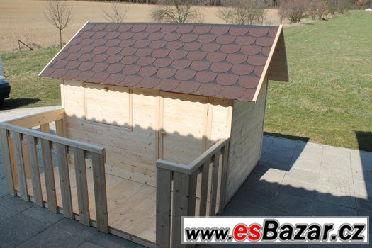 Velký dřevěný zahradní domek Velký dřevěný zahradní domek
