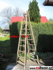 Prodám dřevěné štafle vysoké 3,1m