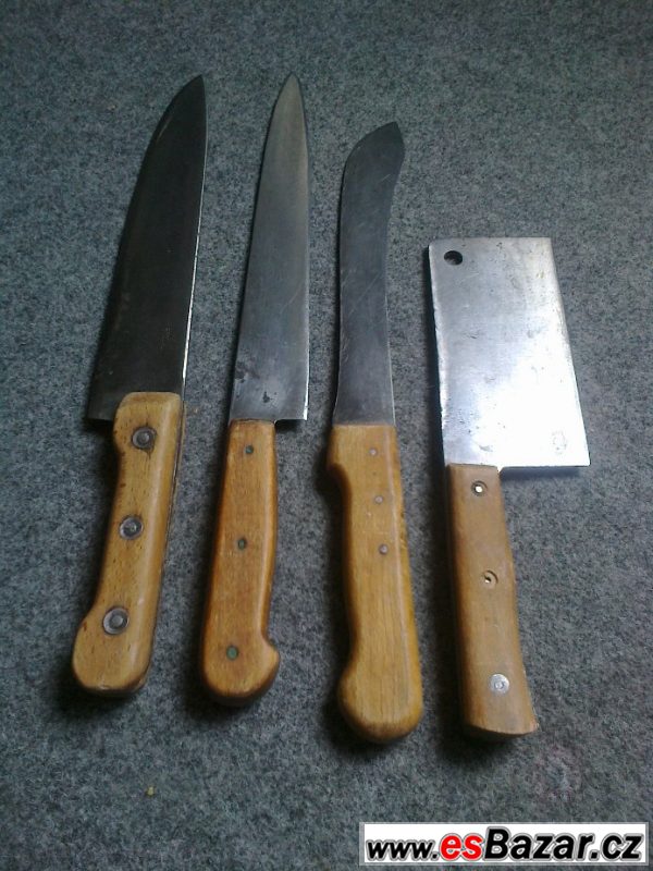 Staré zabijačkové nože