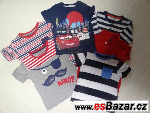 mix triček pro chlapečka 2-3 roky mix triček pro chlapečka 2-3 roky