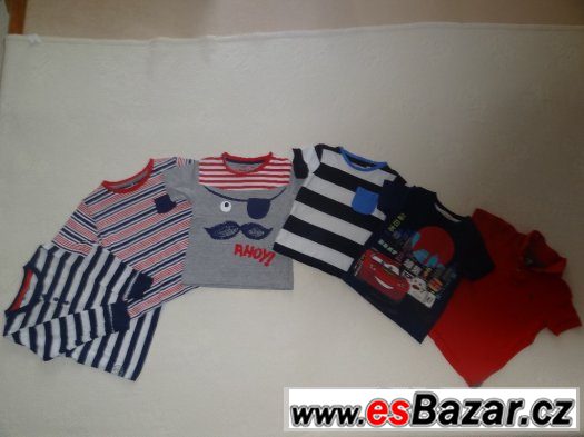 mix triček pro chlapečka 2-3 roky mix triček pro chlapečka 2-3 roky