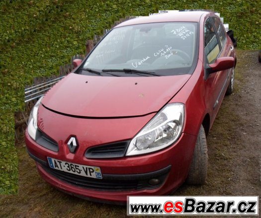 Renault Clio 3 - 1,6 16V - Náhradní díly z rozebíraného vozu