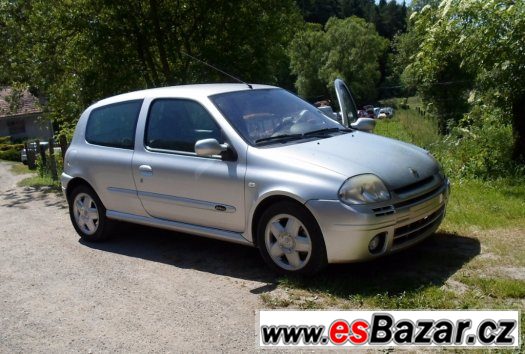 Renault Clio Sport 2,0i 16V 124kW rok 2001 - Náhradní díly