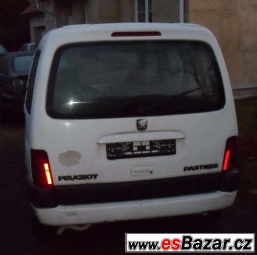 Peugeot Partner (Citroen Berlingo) 1,9D - Veškeré díly