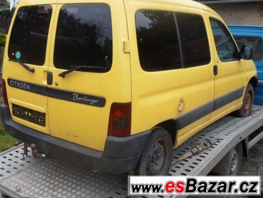 Peugeot Partner (Citroen Berlingo) 1,9D - Veškeré díly Peugeot Partner (Citroen Berlingo) 1,9D - Veškeré díly