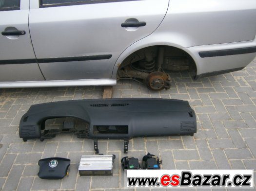 Škoda Octavia airbagy, palubovka