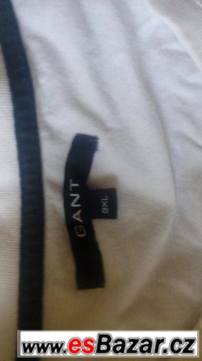 gant bílé pánské triko vel 3xl xxxl znak na hrudi nezažloutl gant bílé pánské triko vel 3xl xxxl znak na hrudi nezažloutl