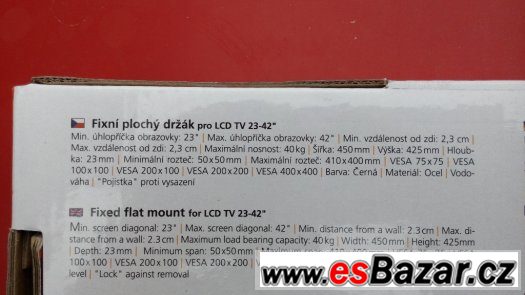 držák lcd led plazma televize 23-42 držák lcd led plazma televize 23-42
