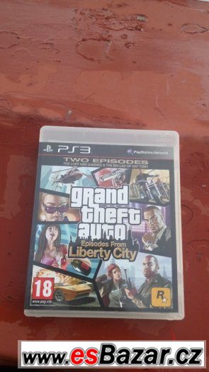 playstation 3 hra originál GTA EPISODES FROM LIBERTY CITY