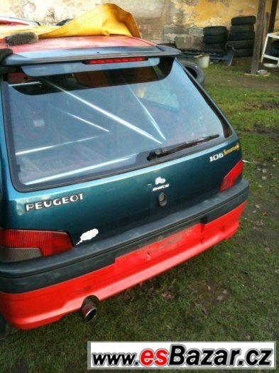 Peugeot 106 I nové křídlo s brzdovkou